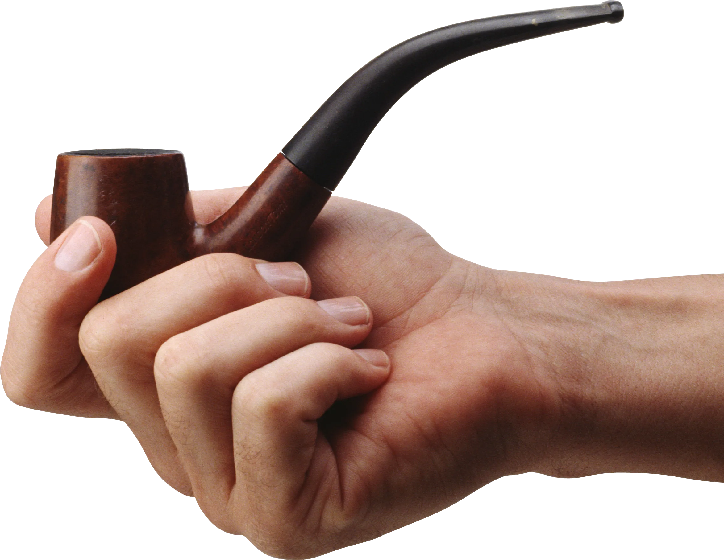 Electronic cigarette Tobacco smoking, smoking pipe in hand, hand, tobacco Pipe, cigar png